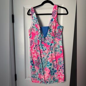 Lilly Pulitzer Pink and Blue Floral Dress